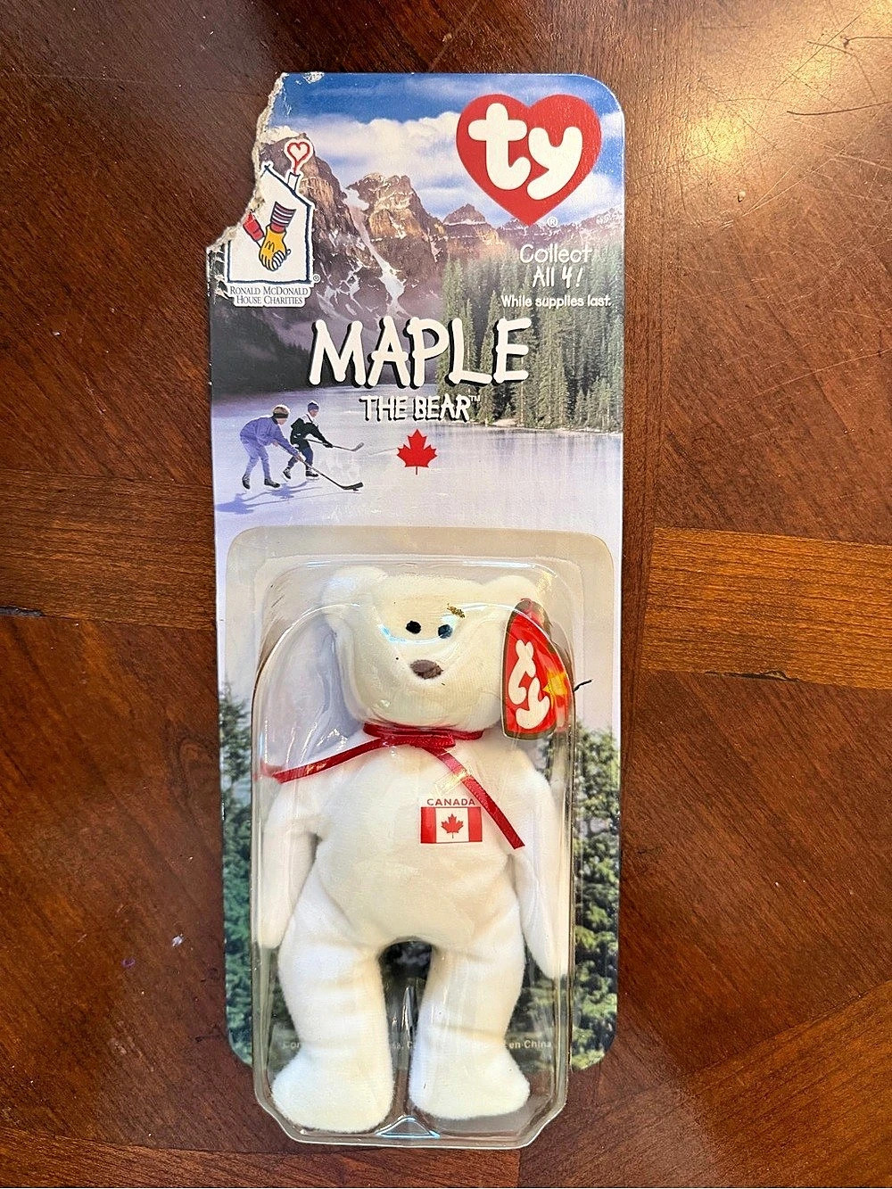Ty Maple the Bear Canadian Bear NWT